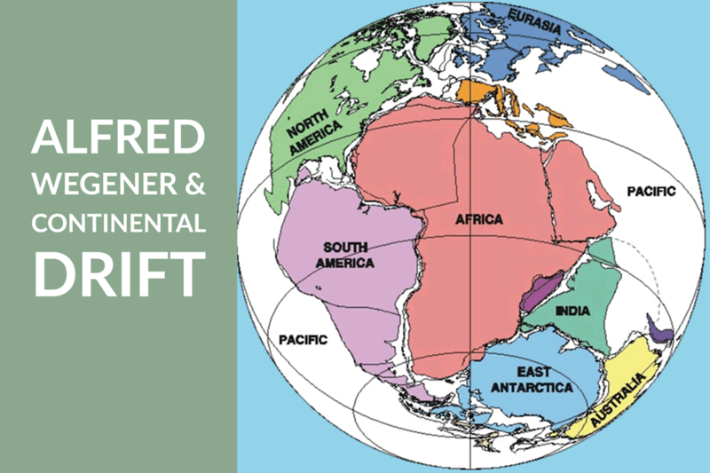 credited with developing the continental drift hypothesis